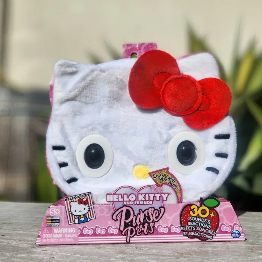 NEW Hello Kitty Purse Pets w/ 30 Sounds Blinking Eyes Crossbody Bag EASTER GIFT